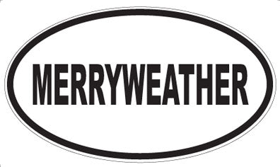 MERRYWEATHER - Oval Magnet