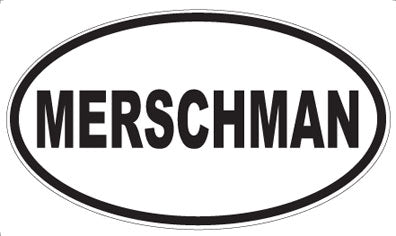 MERSCHMAN - Oval Magnet