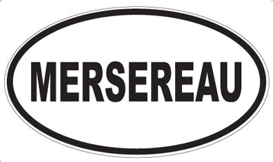 MERSEREAU - Oval Magnet