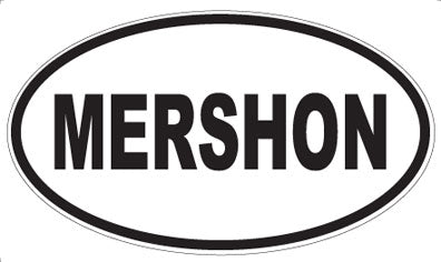 MERSHON - Oval Sticker