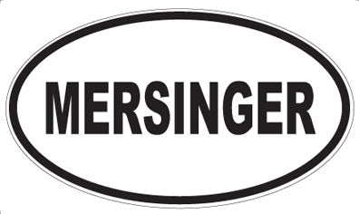 MERSINGER - Oval Magnet