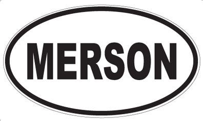 MERSON - Oval Magnet
