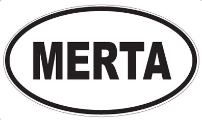 MERTA - Oval Magnet