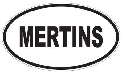 MERTINS - Oval Sticker