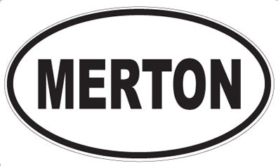 MERTON - Oval Magnet