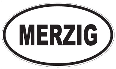 MERZIG - Oval Magnet
