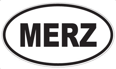 MERZ - Oval Magnet