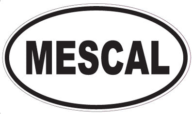 MESCAL - Oval Sticker