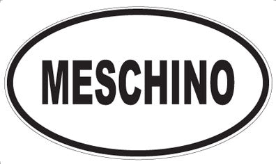 MESCHINO - Oval Magnet