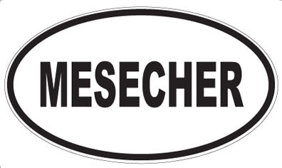 MESECHER - Oval Magnet