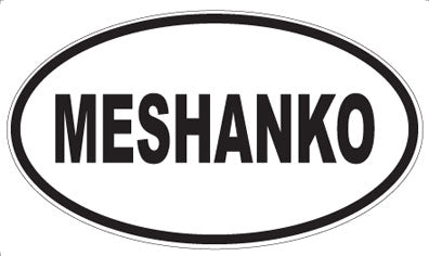 MESHANKO - Oval Sticker