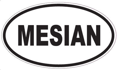 MESIAN - Oval Sticker