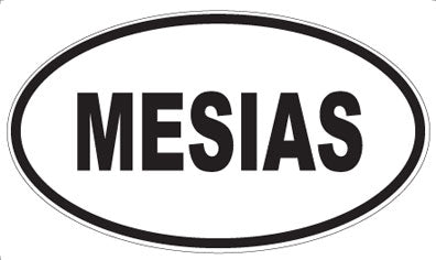 MESIAS - Oval Sticker
