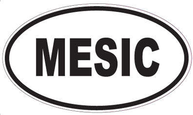 MESIC - Oval Magnet
