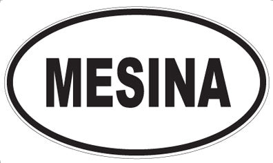 MESINA - Oval Magnet
