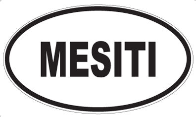 MESITI - Oval Sticker