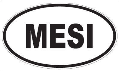 MESI - Oval Magnet