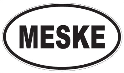 MESKE - Oval Magnet