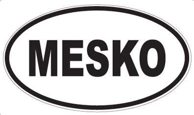 MESKO - Oval Sticker