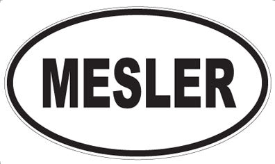 MESLER - Oval Magnet