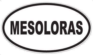 MESOLORAS - Oval Magnet