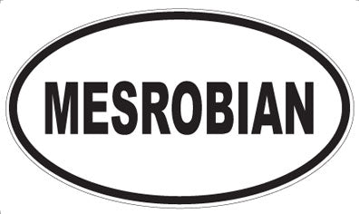 MESROBIAN - Oval Magnet