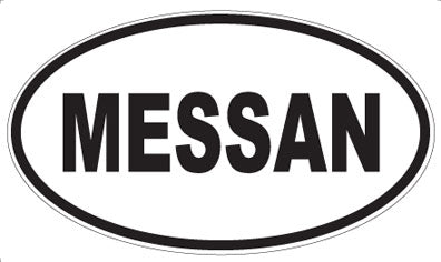 MESSAN - Oval Magnet