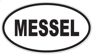 MESSEL - Oval Sticker