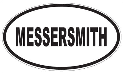 MESSERSMITH - Oval Magnet