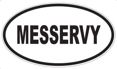 MESSERVY - Oval Magnet
