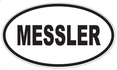 MESSLER - Oval Sticker