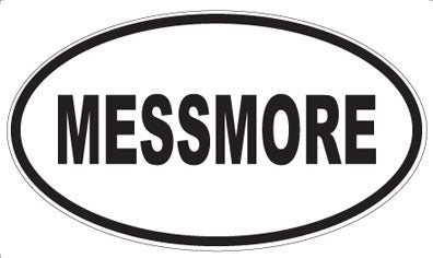 MESSMORE - Oval Magnet