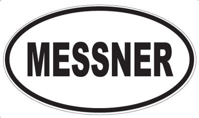 MESSNER - Oval Magnet