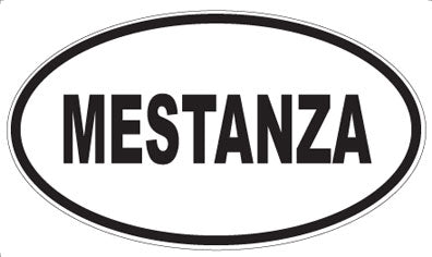 MESTANZA - Oval Magnet