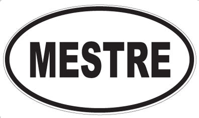MESTRE - Oval Sticker
