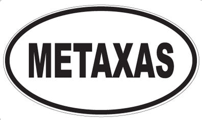 METAXAS - Oval Sticker