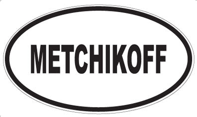 METCHIKOFF - Oval Magnet