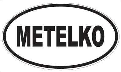 METELKO - Oval Magnet