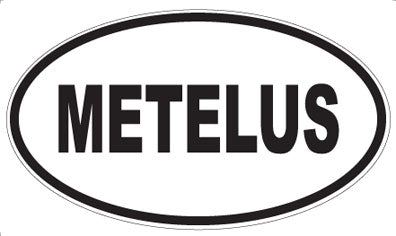 METELUS - Oval Magnet
