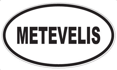 METEVELIS - Oval Sticker
