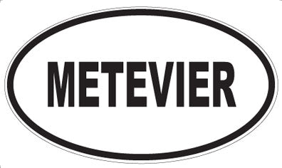METEVIER - Oval Magnet