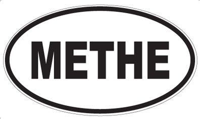 METHE - Oval Sticker