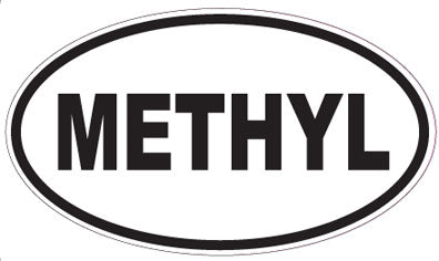 METHYL - Oval Sticker