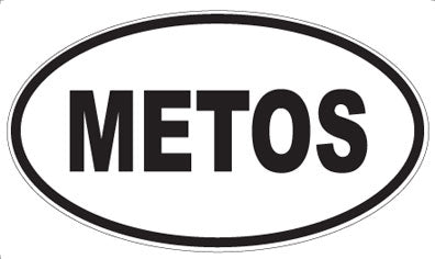 METOS - Oval Sticker