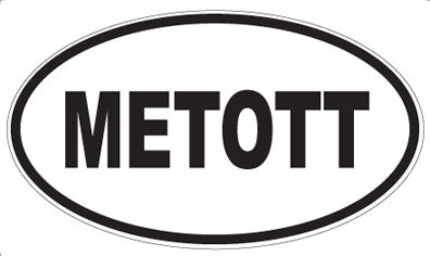 METOTT - Oval Magnet