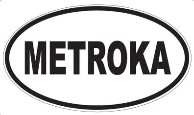 METROKA - Oval Sticker