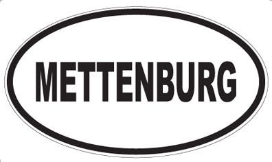METTENBURG - Oval Magnet