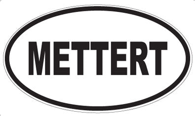 METTERT - Oval Magnet