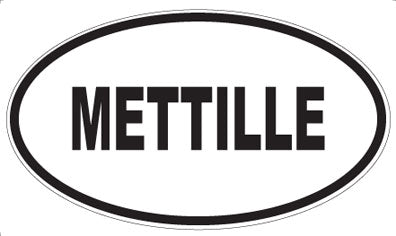 METTILLE - Oval Magnet