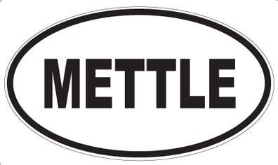 METTLE - Oval Magnet